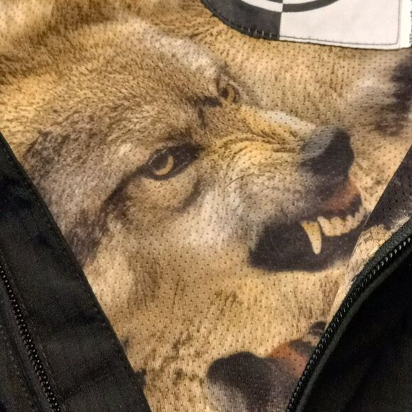 Harley-Davidson Motor Cycles/Volcom Inc XL Wolf interior Faith Pullover Biker - Picture 3 of 11